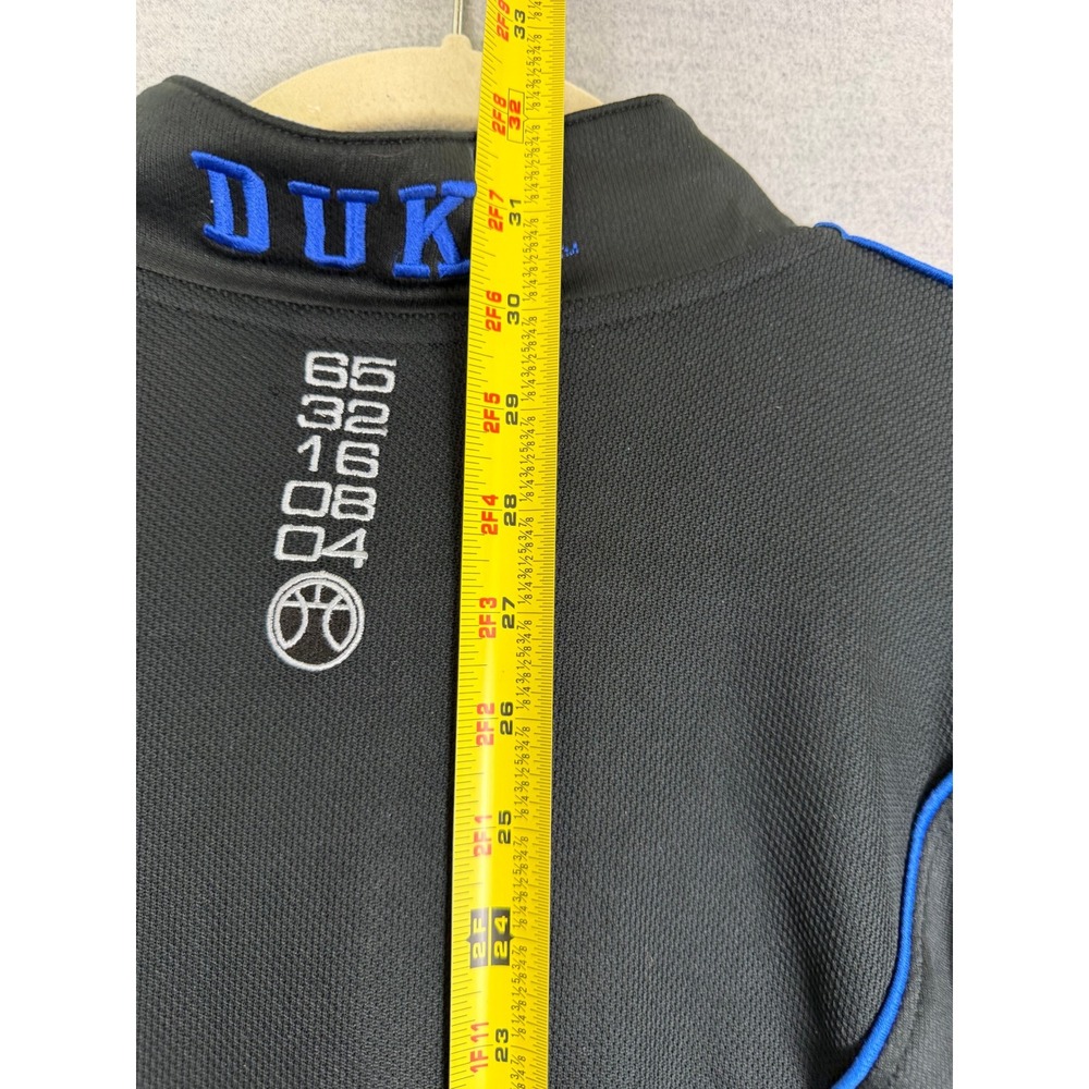 Nike Team Duke Blue Devils Basketball Quarter Zip Short Sleeve Shirt Mens XL - Picture 5 of 7